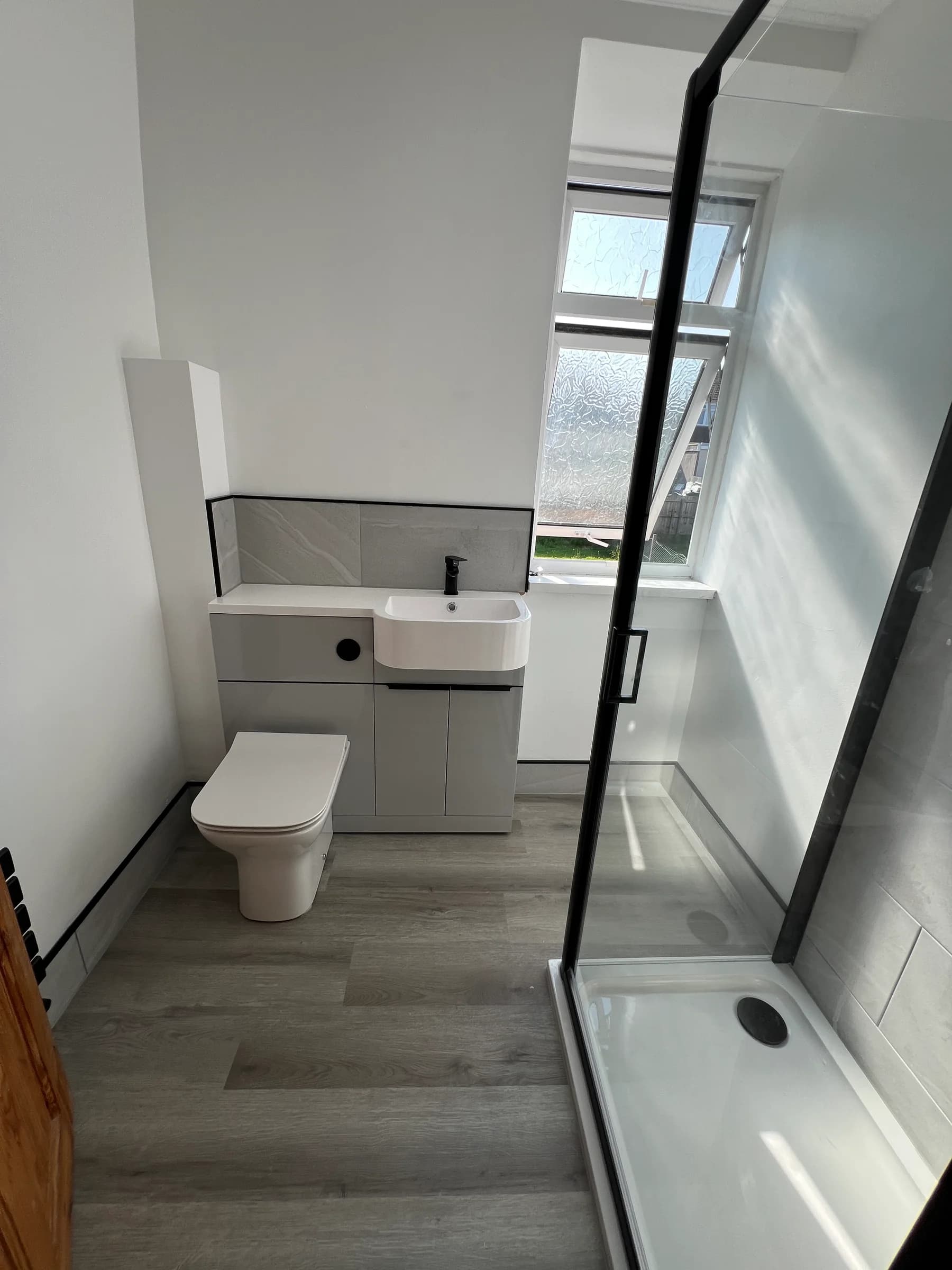 Bathroom transformation - 1st display - after