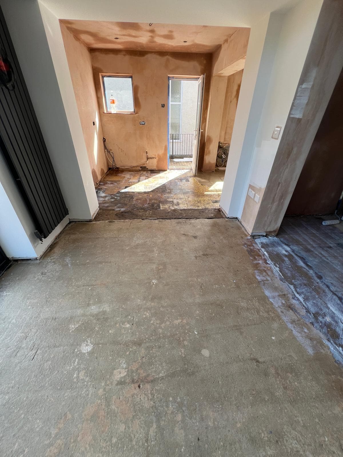 Kitchen refit - utility area with integrated washer and dryer - before