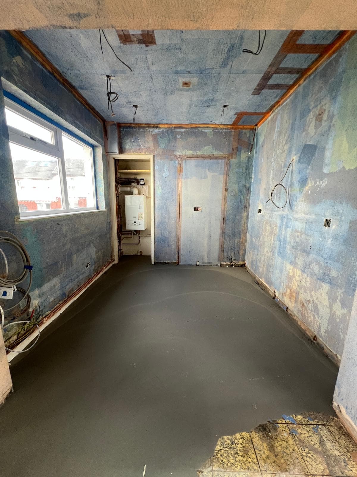 Kitchen refit - galley kitchen before and after - before
