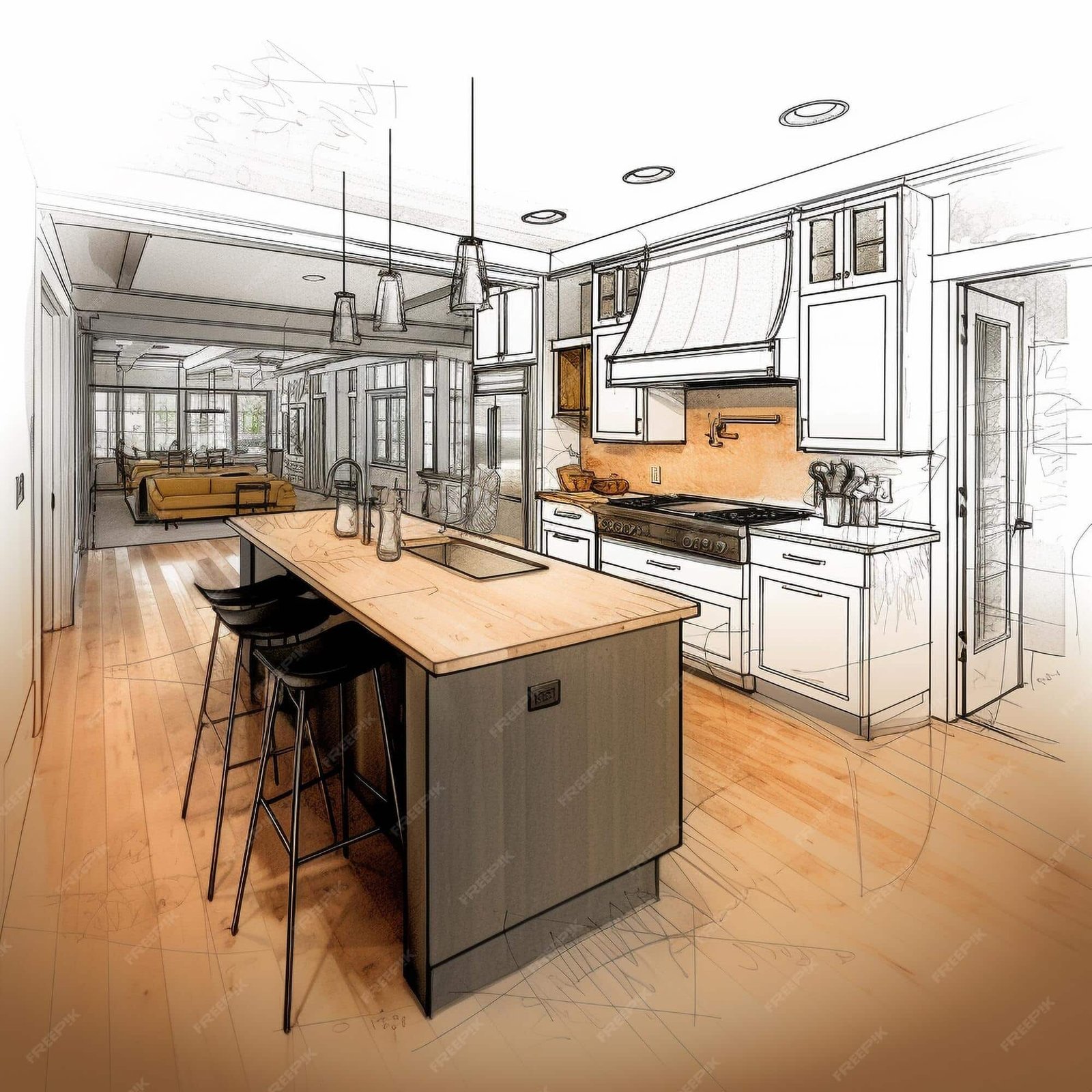 drawing-kitchen-with-kitchen-island-island-with-refrigerator_908846-17847